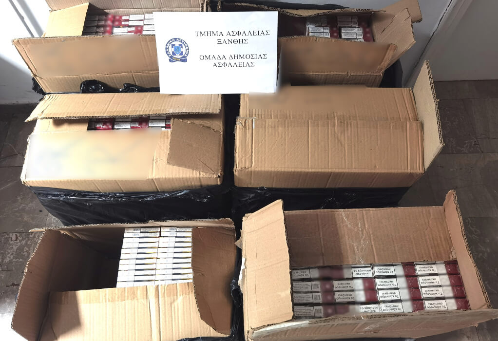 Ξάνθη: Χιλιάδες πακέτα λαθραίων τσιγάρων σε αποθήκη αλλοδαπού
