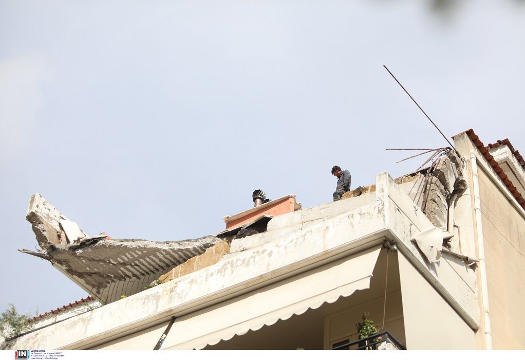 Δ. Χαλανδρίου: Εξασφάλισε στέγη στις οικογένειες της πολυκατοικίας που κατέρρευσε το μπαλκόνι