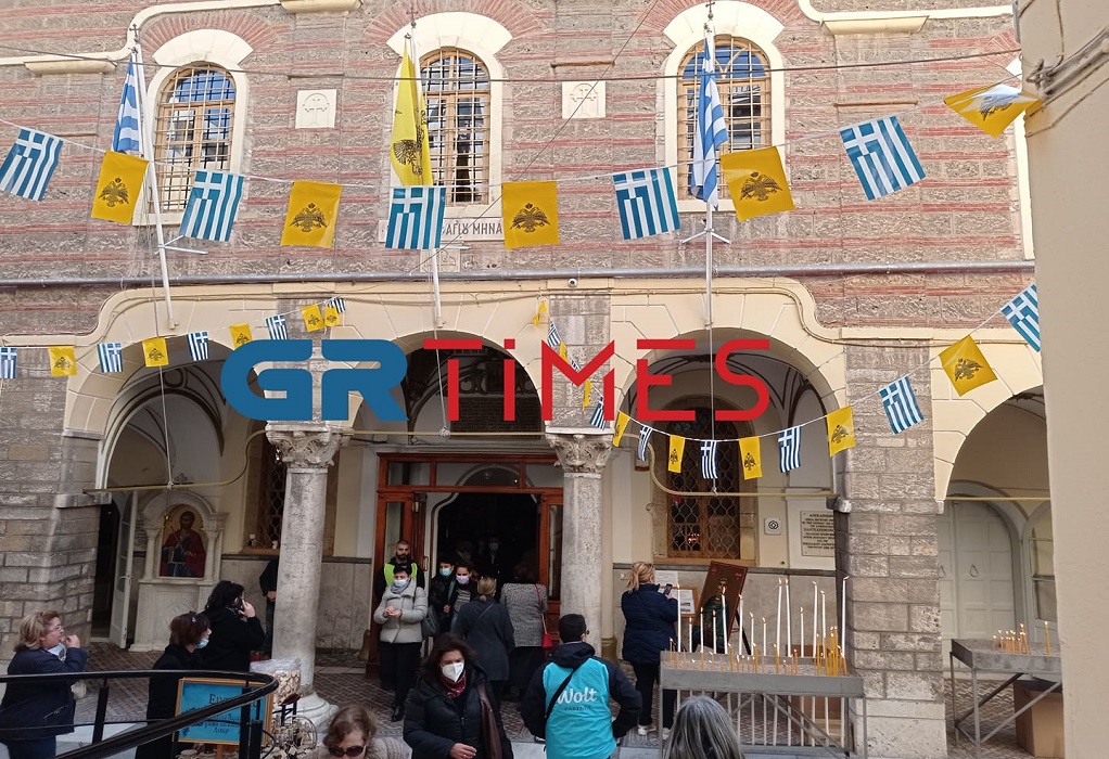 Θεσσαλονίκη: Με κατάνυξη και μέτρα …προστασίας γιορτάστηκε ο Άγιος Μηνάς (ΦΩΤΟ-VIDEO)