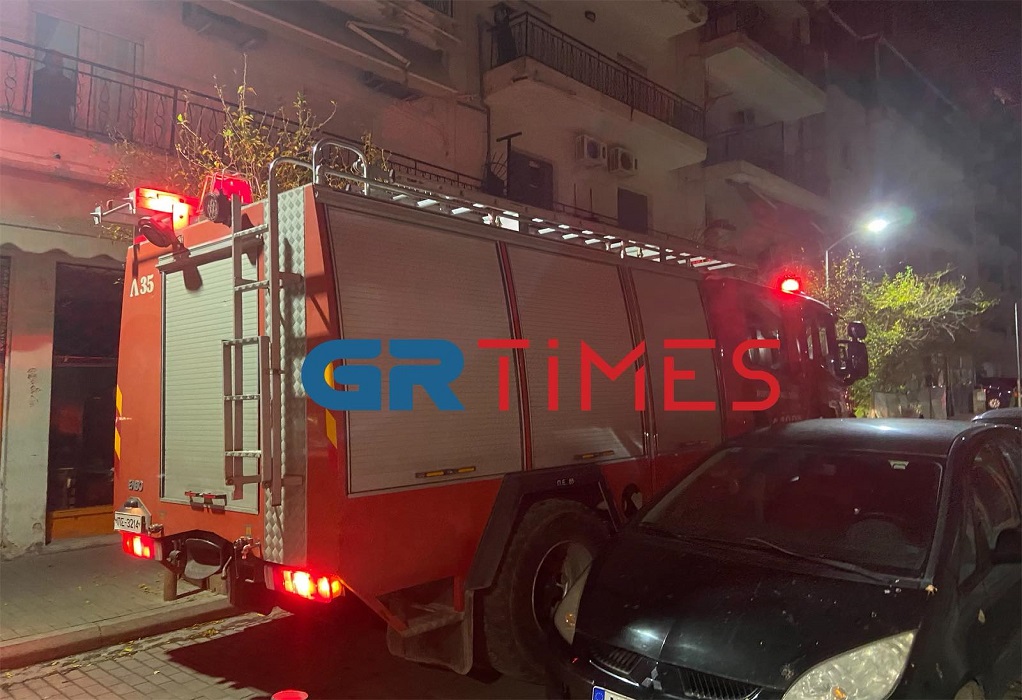 Θεσσαλονίκη: Φωτιά ξέσπασε σε διαμέρισμα επί της Βασιλίσσης Όλγας 