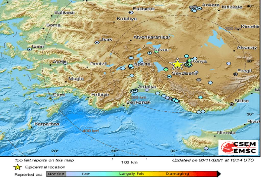 Ισχυρός Σεισμός 5,1 Ρίχτερ στην Τουρκία