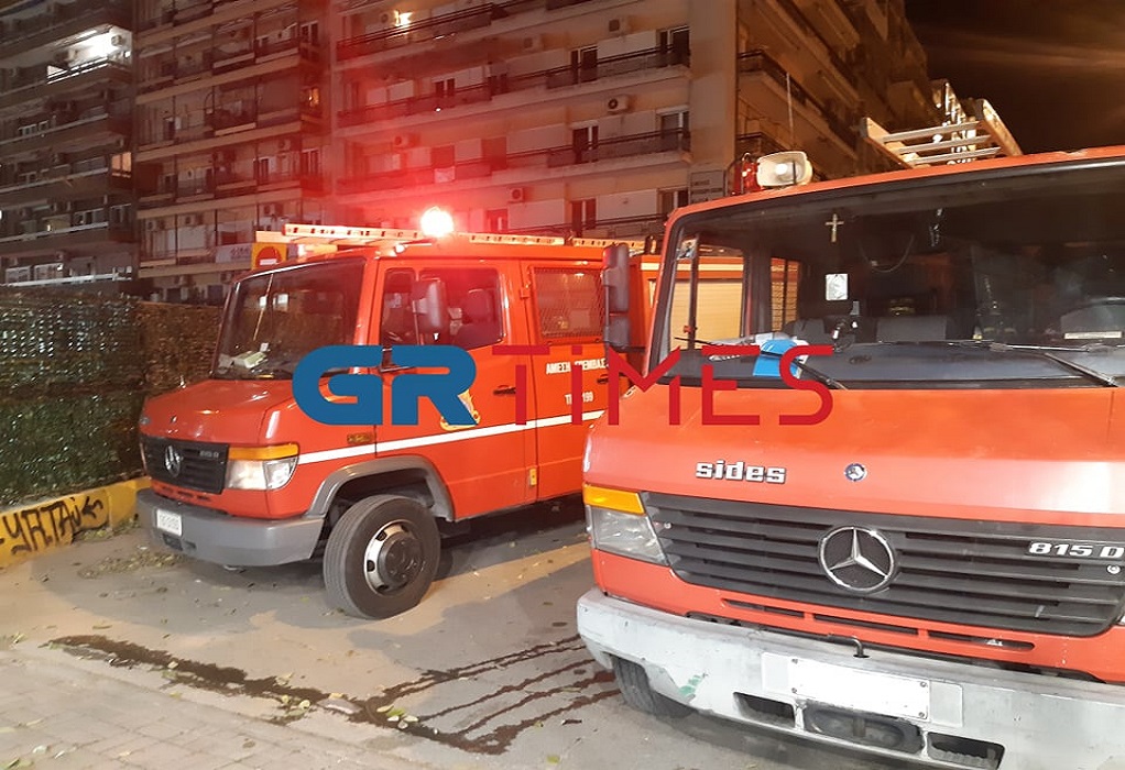 Φωτιά σε δίκυκλο τα ξημερώματα στην ανατολική Θεσσαλονίκη 