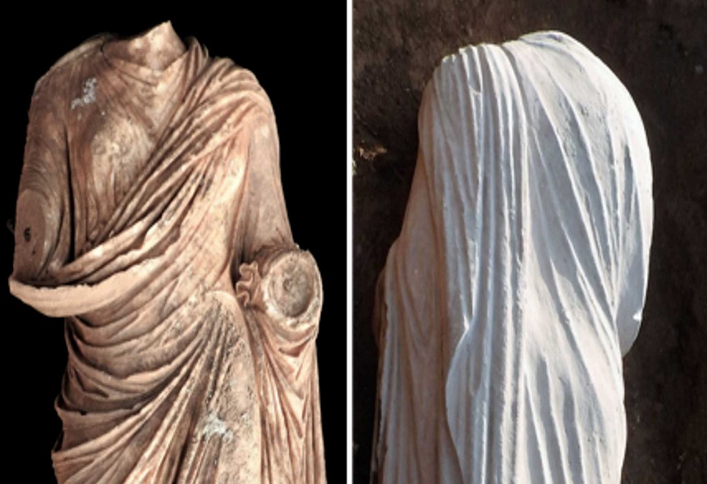 Αρχαιολογικό εύρημα στην Επίδαυρο: Εντυπωσιακό άγαλμα αποκάλυψαν οι τελευταίες βροχές 