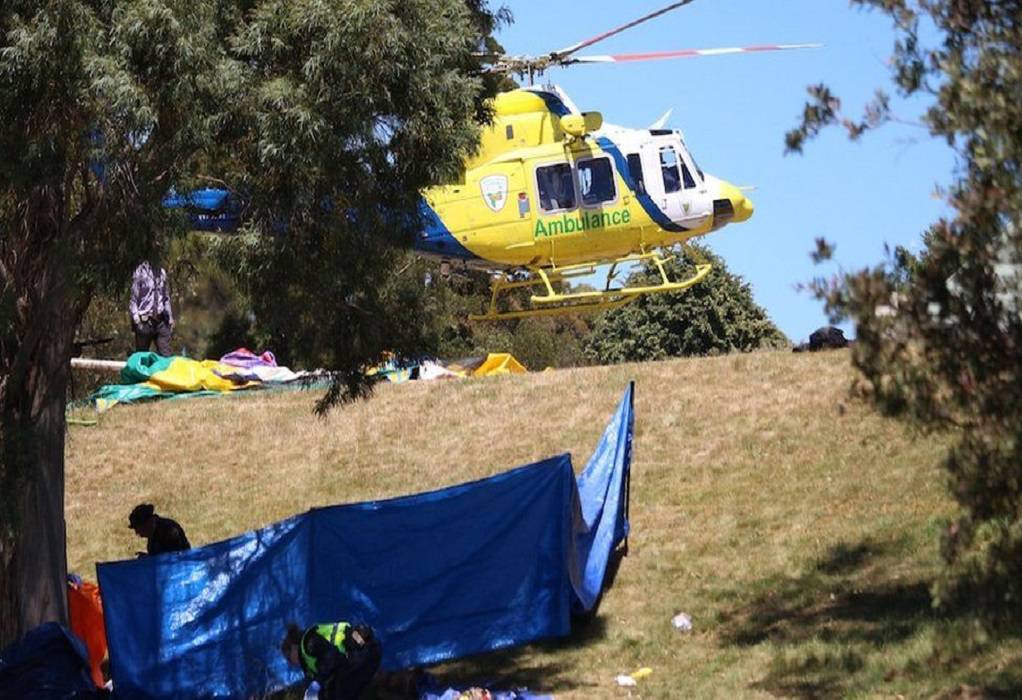 Τραγωδία στην Αυστραλία: Τέσσερα παιδιά νεκρά -Ο αέρας «σήκωσε» φουσκωτό κάστρο (ΦΩΤΟ)