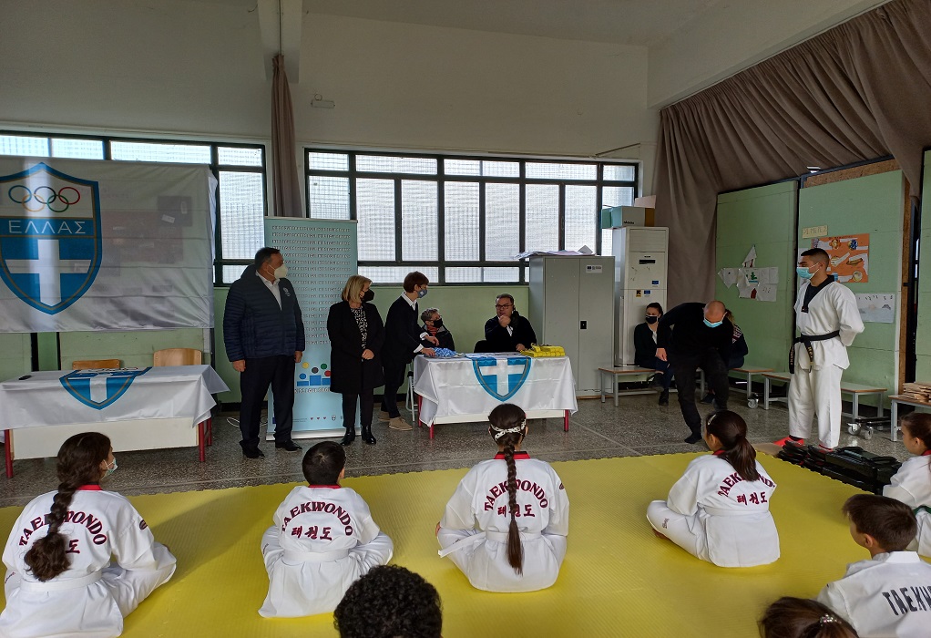H EOE οργάνωσε πρόγραμμα εκμάθησης Taekwondo σε προσφυγόπουλα στο Σχιστό