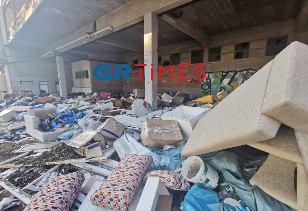 Θεσσαλονίκη: Μέρος από το «κουφάρι» της Φίλκεραμ-Johnson μετατράπηκε σε χωματερή (VIDEO)