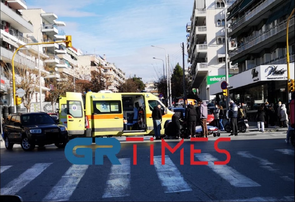 Θεσσαλονίκη: Τραυματίας σε τροχαίο με μηχανή (ΦΩΤΟ-VIDEO)