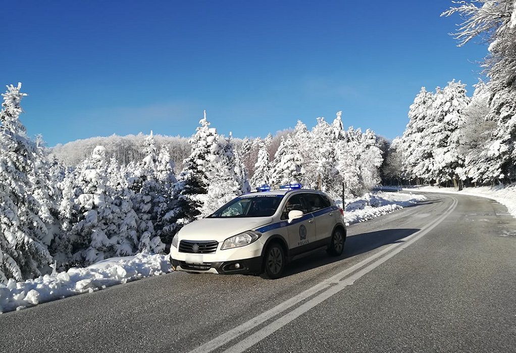 Διακοπή της κυκλοφορίας σε τμήμα της λεωφόρου Πάρνηθος λόγω παγετού
