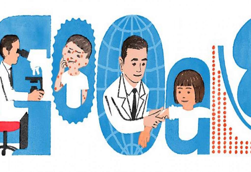 Michiaki Takahashi: Το doodle της Google για τον γιατρό που ανέπτυξε το εμβόλιο για την ανεμοβλογιά