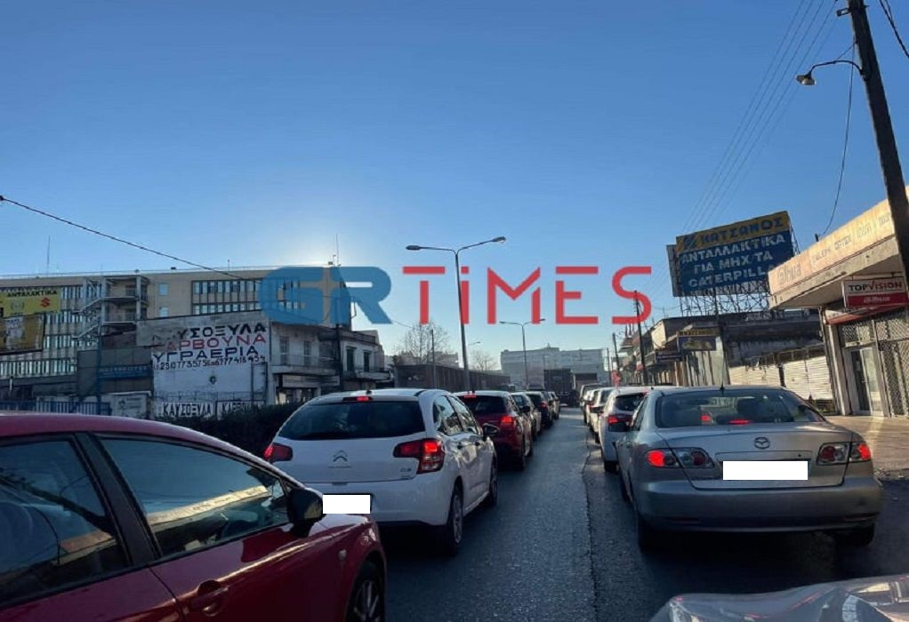 Θεσσαλονίκη: Μποτιλιάρισμα και καθυστερήσεις στη γέφυρα «Μυτιληνάκια» λόγω έργων