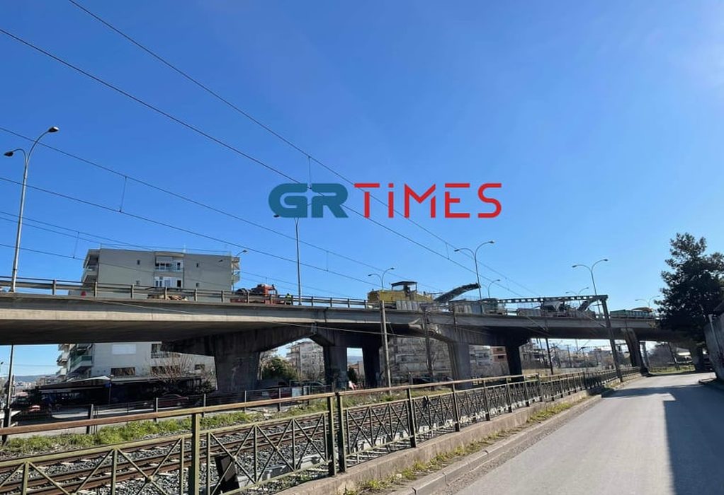 Θεσσαλονίκη: Εργασίες συντήρησης στη γέφυρα «Μυτιληνάκια»