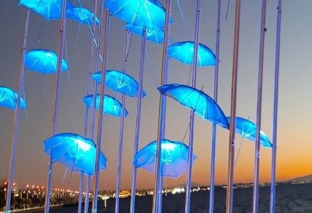 Αναβάθμιση του φωτισμού στις «Ομπρέλες» του Ζογγολόπουλου στην παραλία Θεσσαλονίκης