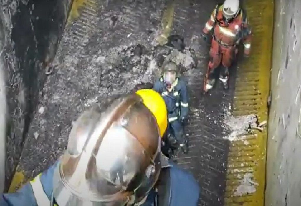 «Euroferry Olympia»: Βίντεο από το καμένο εσωτερικό του πλοίου – Η «μάχη» των πυροσβεστών