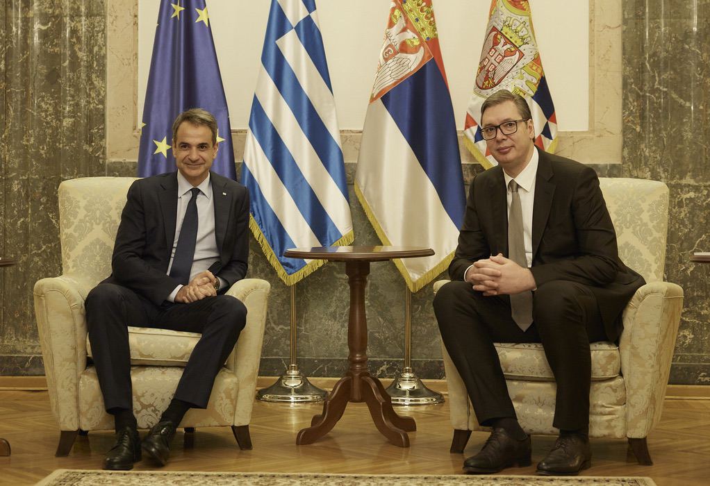 Συνάντηση Κ. Μητσοτάκη – Αλ. Βούτσιτς: Ευχαριστίες για την ελληνική υποστήριξη στην ευρωπαϊκή πορεία της Σερβίας