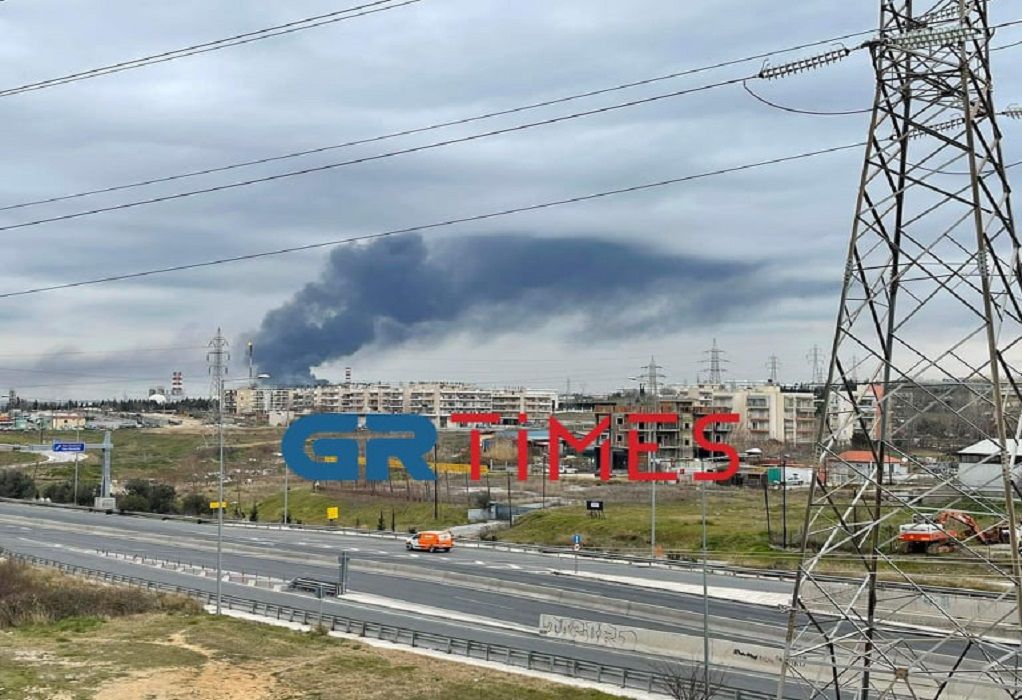 Θεσσαλονίκη: Φωτιά σε μάντρα με ανακυκλώσιμα υλικά στη Νεοχωρούδα (ΦΩΤΟ-VIDEO)