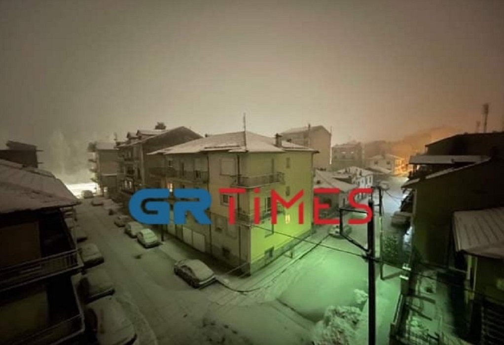 Πυκνή χιονόπτωση στη Φλώρινα – Το έστρωσε στο κέντρο της πόλης (ΦΩΤΟ-VIDEO) 
