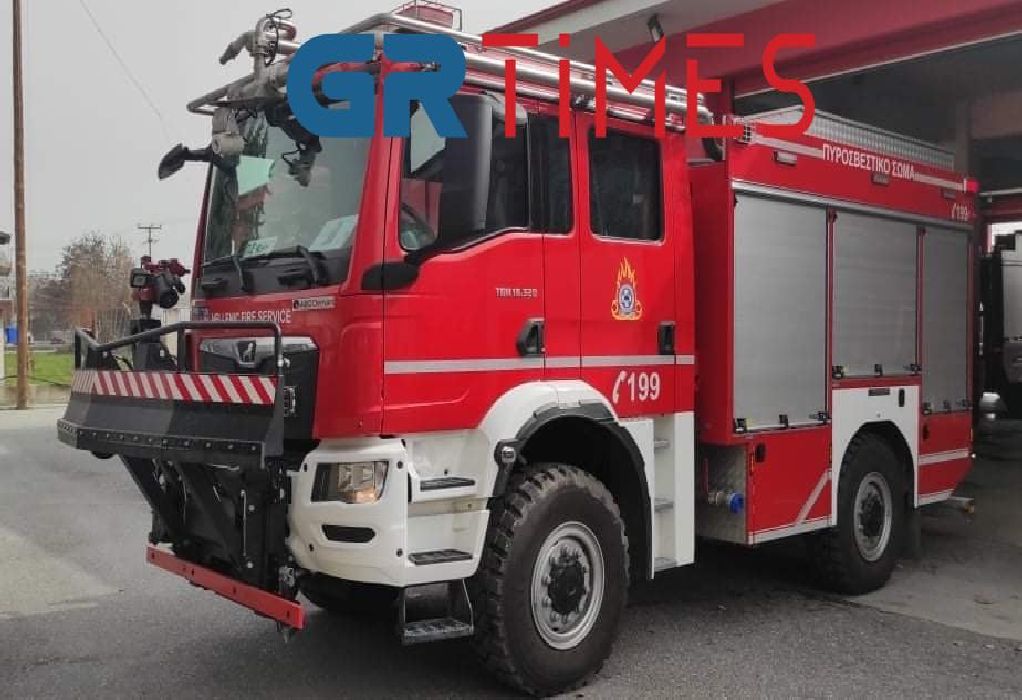 «Θηρίο»: Το πυροσβεστικό όχημα-λεπίδα που θα επιχειρεί στις σήραγγες της Κατερίνης (ΦΩΤΟ)