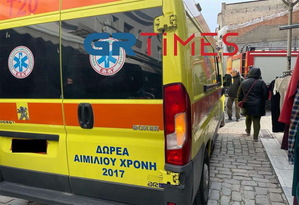 Θεσσαλονίκη: Εργατικό ατύχημα στο Καπάνι – Τραυματίστηκε υπάλληλος (ΦΩΤΟ-VIDEO)