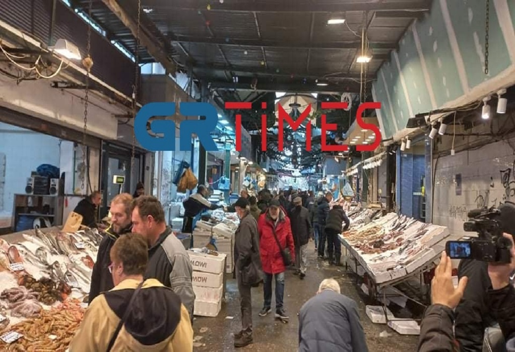 Θεσσαλονίκη: Υποτονική η κίνηση στην αγορά Καπάνι (ΦΩΤΟ-VIDEO)