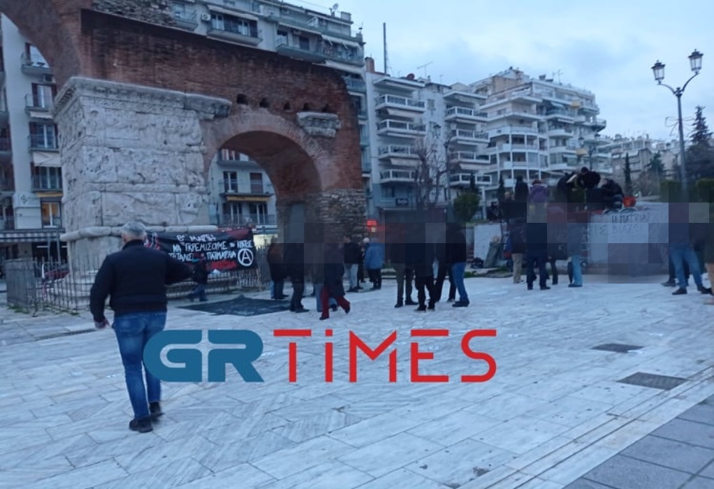 Θεσσαλονίκη: Συγκέντρωση διαμαρτυρίας αντιεξουσιαστών ενάντια στην πατριαρχία (ΦΩΤΟ)
