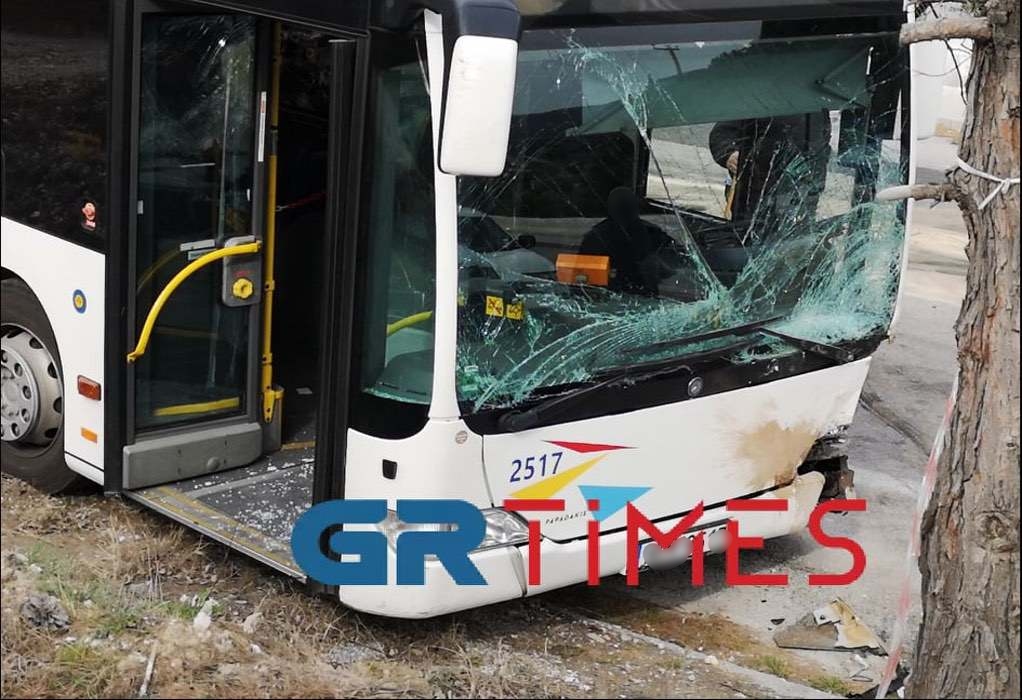 Θεσσαλονίκη: Σύγκρουση λεωφορείου με Ι.Χ. – Σοβαρά τραυματίας οδηγός