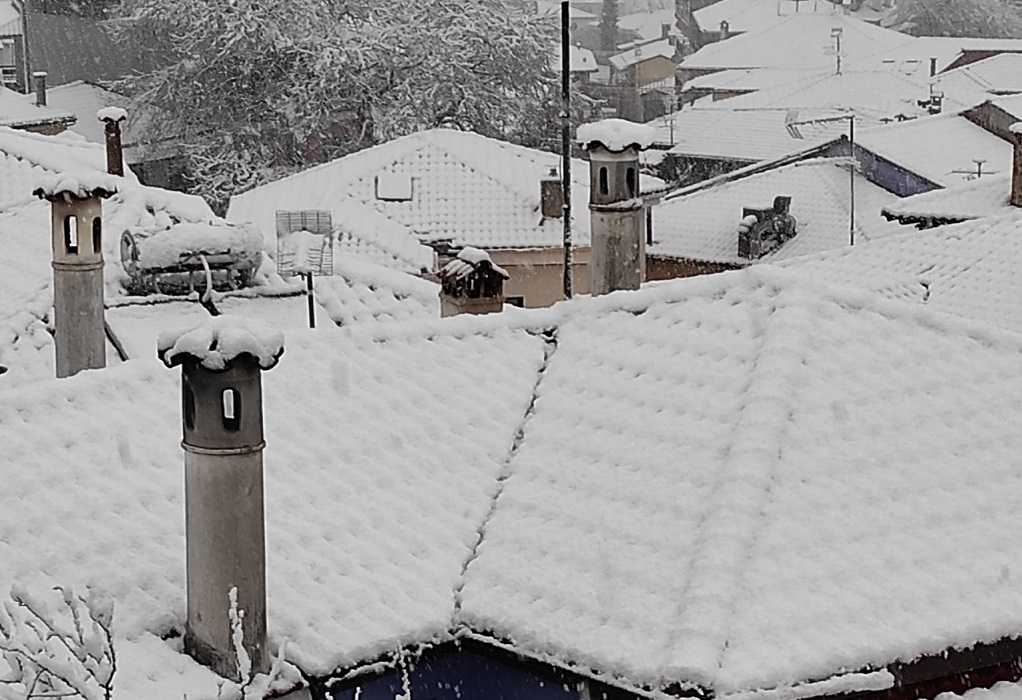 Ντύθηκαν στα «λευκά» ορεινές περιοχές της Χαλκιδικής – Ποια σχολεία θα μείνουν κλειστά (ΦΩΤΟ-VIDEO)