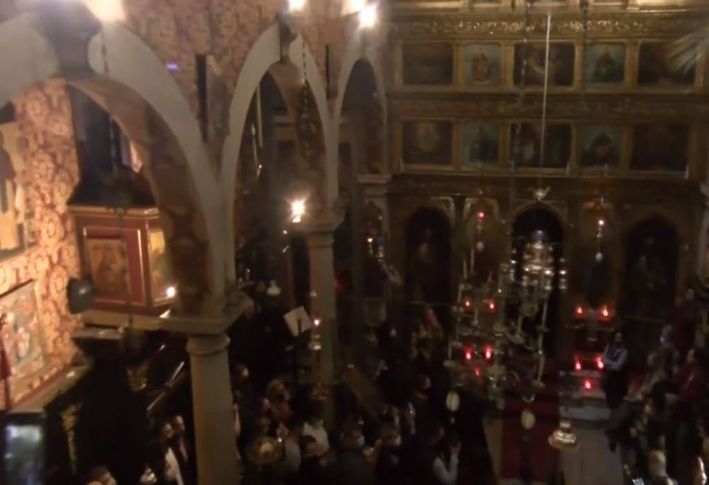 Κέρκυρα: Πρώτη Ανάσταση στην «Παναγία των Ξένων»-«Σεισμός» στον ναό (VIDEO)