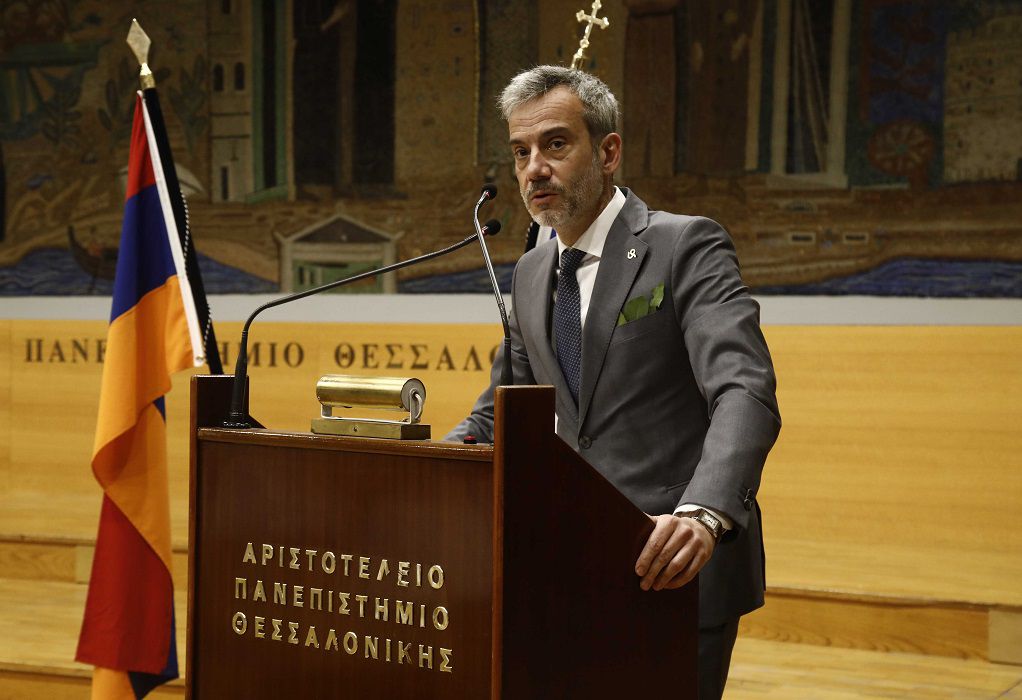 Ο Κ. Ζέρβας στις εκδηλώσεις μνήμης για την 107η επέτειο της Γενοκτονίας των Αρμενίων (ΦΩΤΟ)