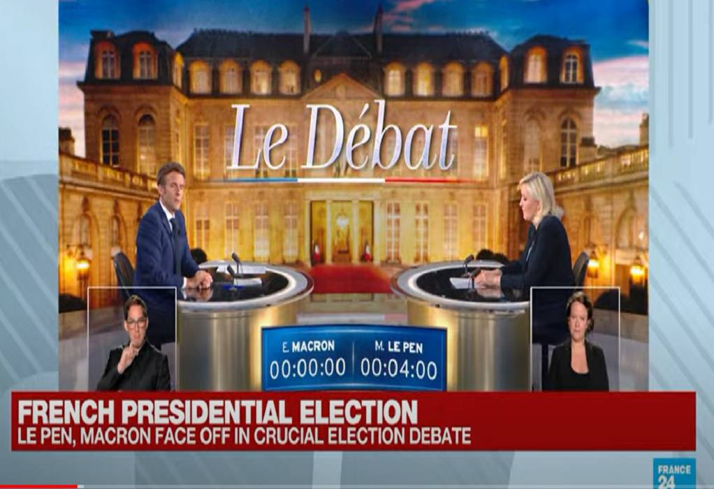Γαλλία-Εκλογές: Ο Μακρόν κατηγορεί την Λεπέν για τις σχέσεις με Πούτιν- Διάσταση απόψεων για όλα στο debate (VIDEO)
