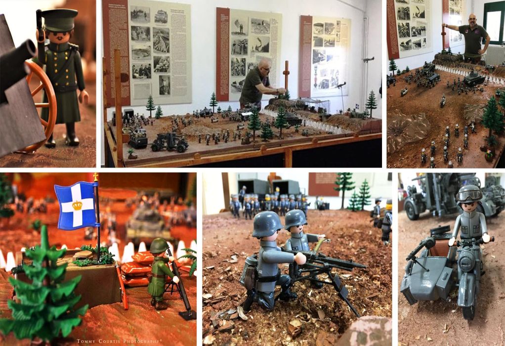 Σέρρες: Το μουσείο των οχυρών Ρούπελ απέκτησε ένα εντυπωσιακό διόραμα με φιγούρες playmobil