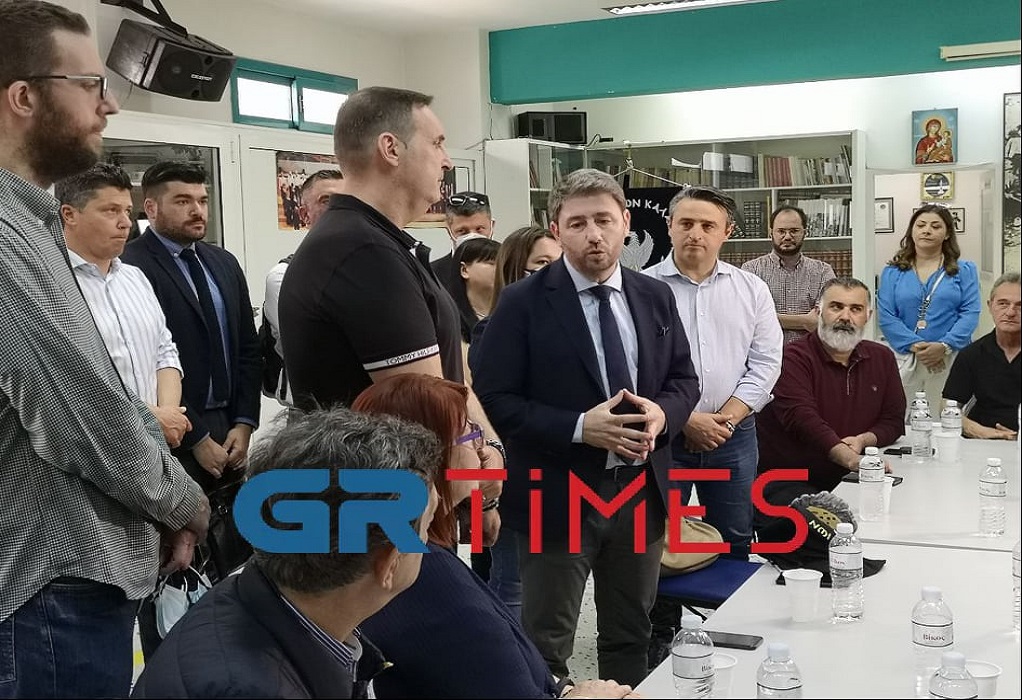 Στην Ένωση Ποντίων Καλαμαριάς ο Νίκος Ανδρουλάκης (ΦΩΤΟ-VIDEO)