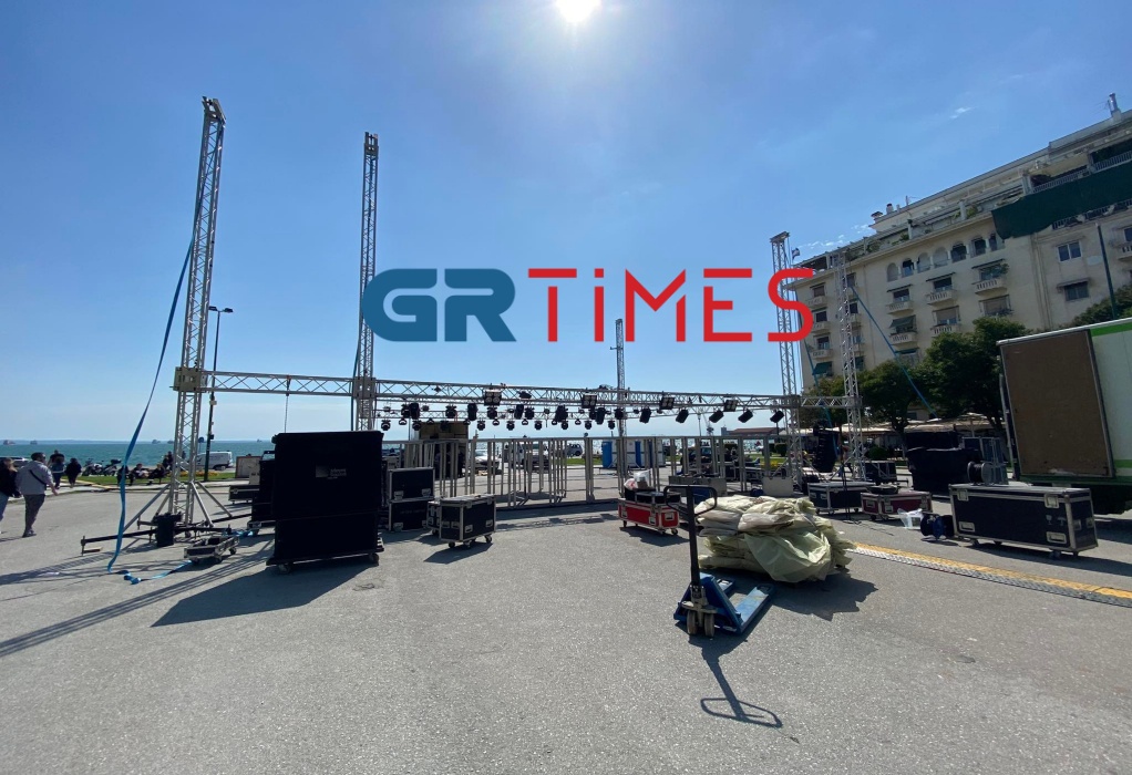 Θεσσαλονίκη-Αντιπολεμική Συναυλία: Ξεκίνησαν οι προετοιμασίες στην πλατεία Αριστοτέλους(ΦΩΤΟ-VIDEO)