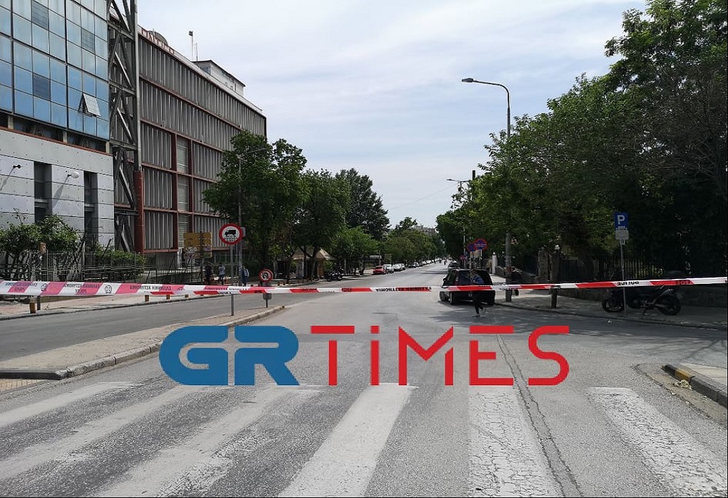 Θεσσαλονίκη: Κλειστή η οδός Εθνικής Αμύνης (ΦΩΤΟ)