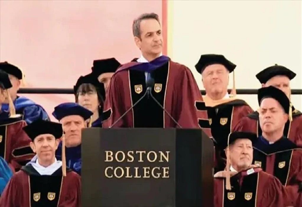 Κυρ. Μητσοτάκης: Ο χαιρετισμός του στην τελετή αποφοίτησης του Πανεπιστημίου της Βοστώνης