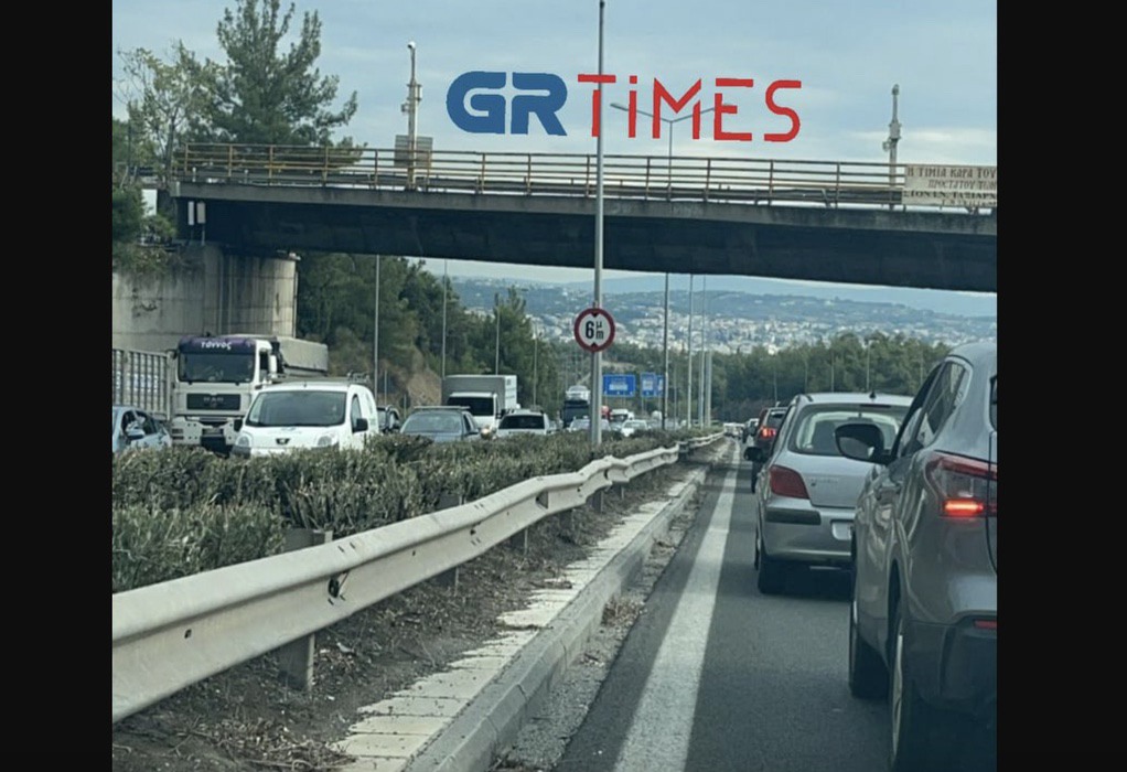 Θεσσαλονίκη: Μετ’ εμποδίων η διέλευση από την Περιφερειακή Οδό (ΧΑΡΤΗΣ)