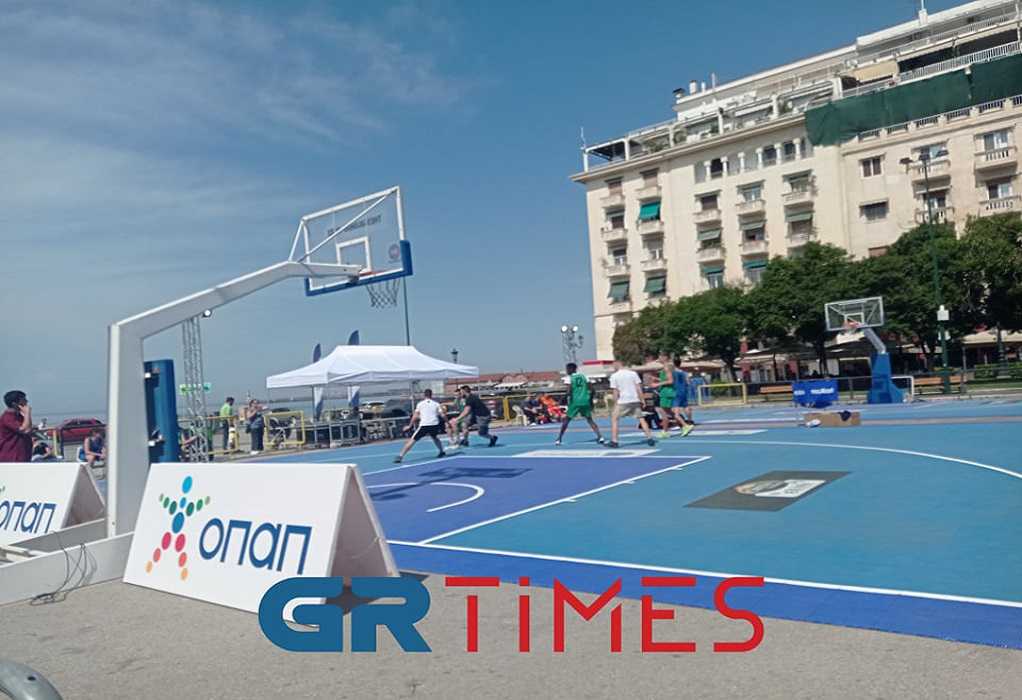 Θεσσαλονίκη: Πρώτη στάση για το “3×3GR National Tour” της ΕΟΚ, με μηνύματα κατά της οπαδικής βίας (ΦΩΤΟ-VIDEO)