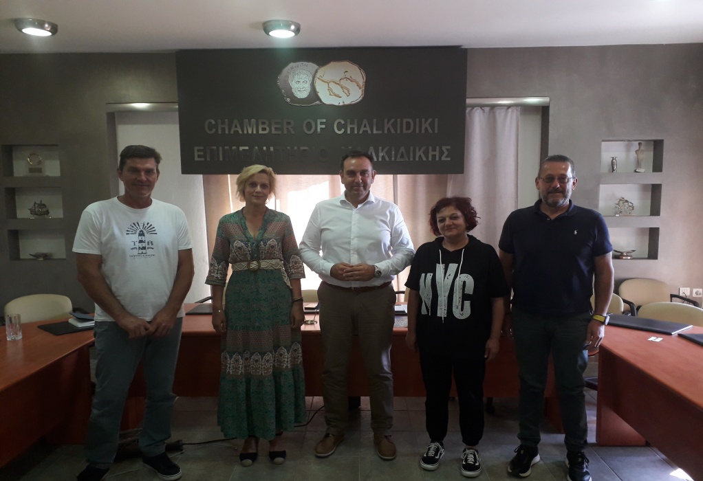Επιμελητήριο Χαλκιδικής: Με τον Σύλλογο Επαγγελματιών Στρατωνίου συναντήθηκε ο Γιάννης Κουφίδης 