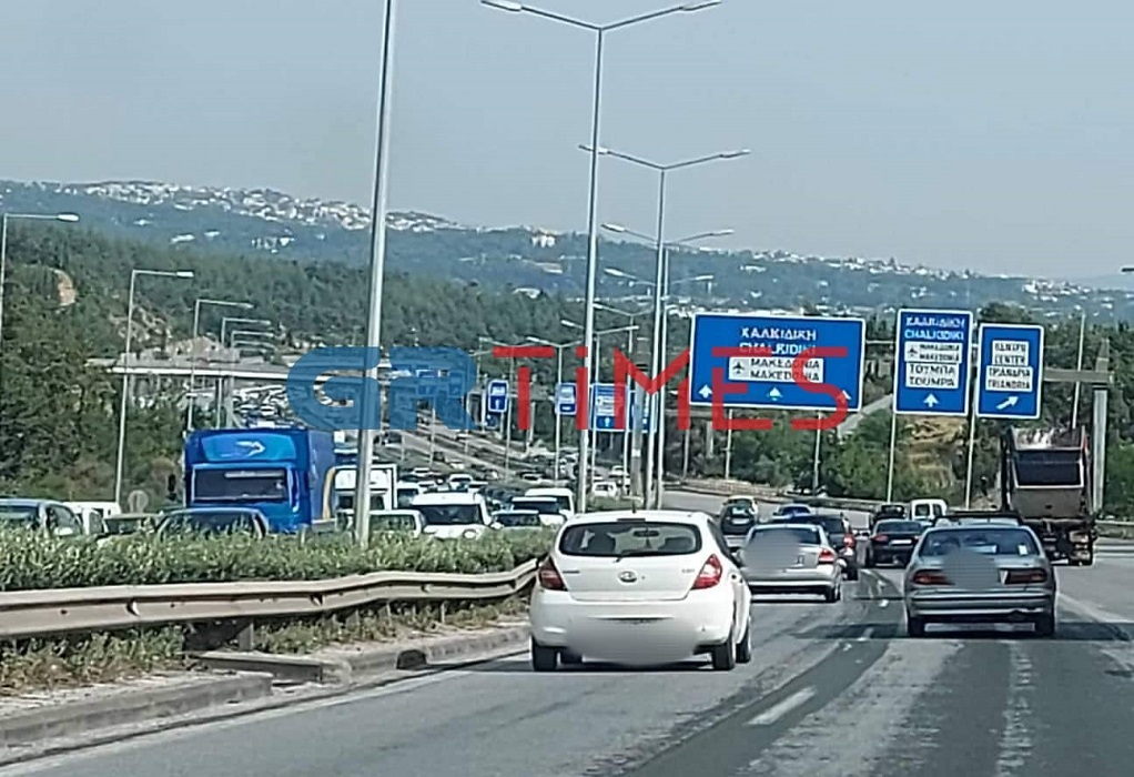 Θεσσαλονίκη: “Φράκαρε” η Περιφερειακή Οδός στο ρεύμα προς τα ανατολικά (ΦΩΤΟ)