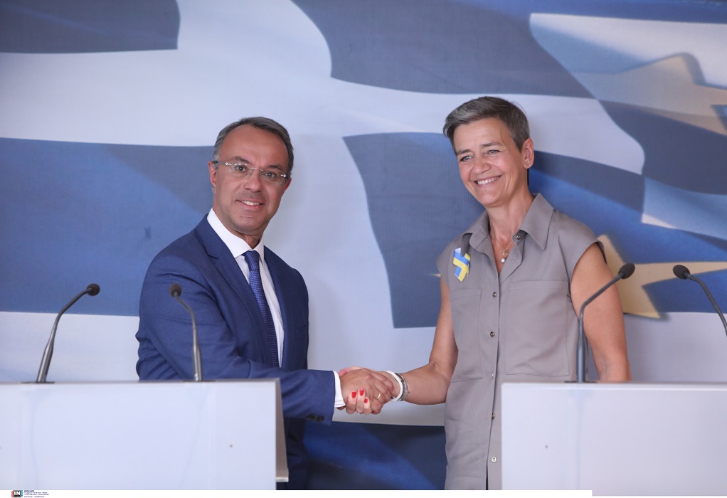 Χρ. Σταϊκούρας προς M. Vestager: Απαιτούνται ευρωπαϊκές λύσεις για το ζήτημα της ενέργειας