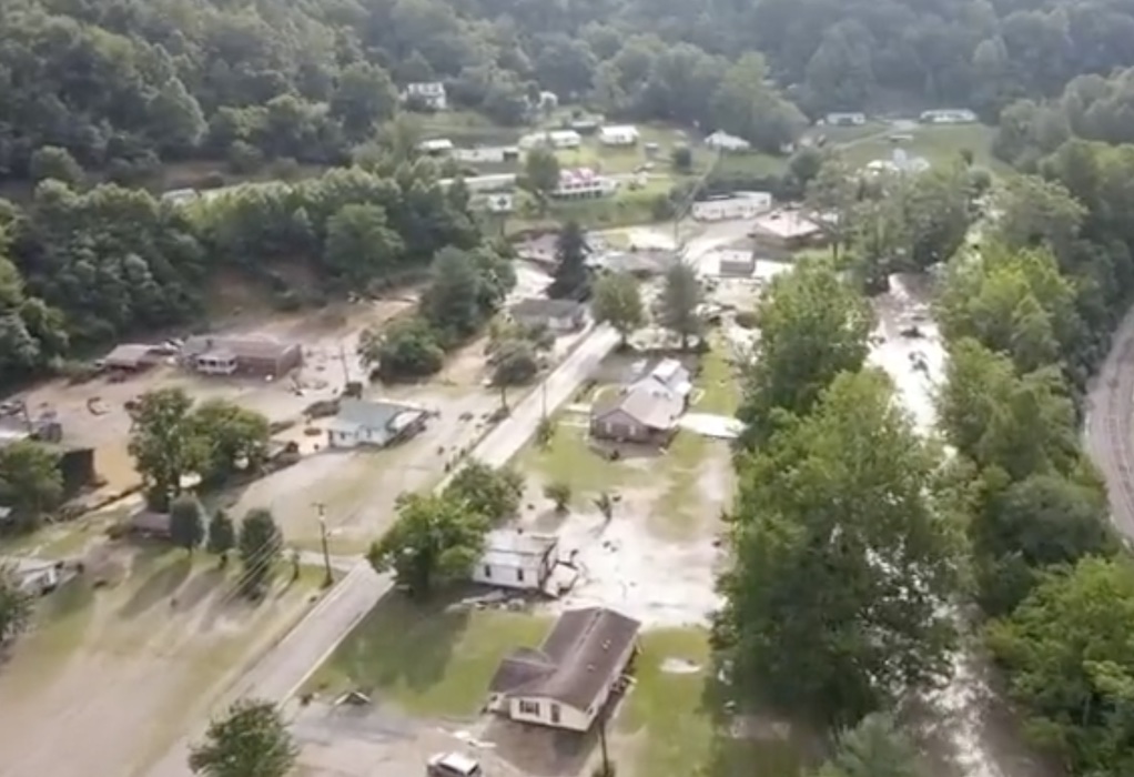 ΗΠΑ: 44 άνθρωποι πιθανόν αγνοούνται έπειτα από πλημμύρα στη Βιρτζίνια