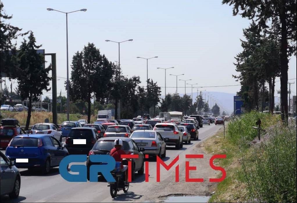 Μποτιλιάρισμα στη Θεσσαλονίκης – Ν. Μουδανιών – Πού υπάρχει πρόβλημα (ΦΩΤΟ-VIDEO)