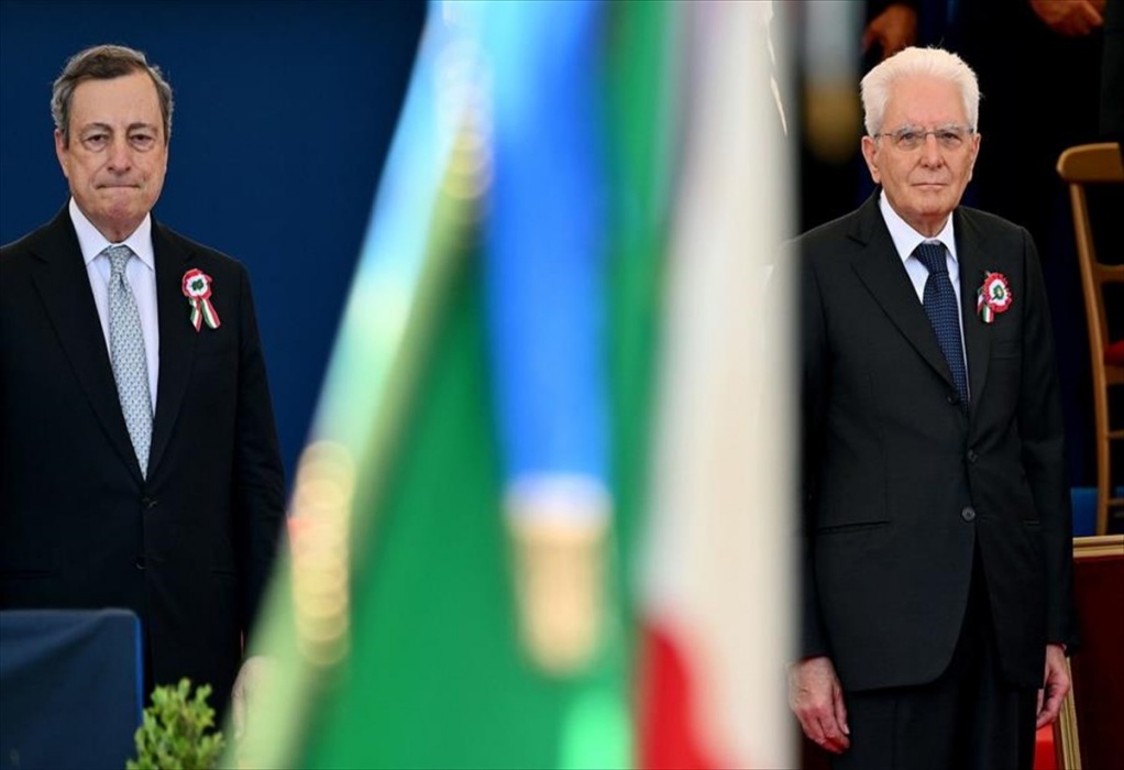 Ιταλία: Ο Σέρτζιο Ματαρέλα δεν έκανε δεκτή την παραίτηση του Mάριο Ντράγκι 