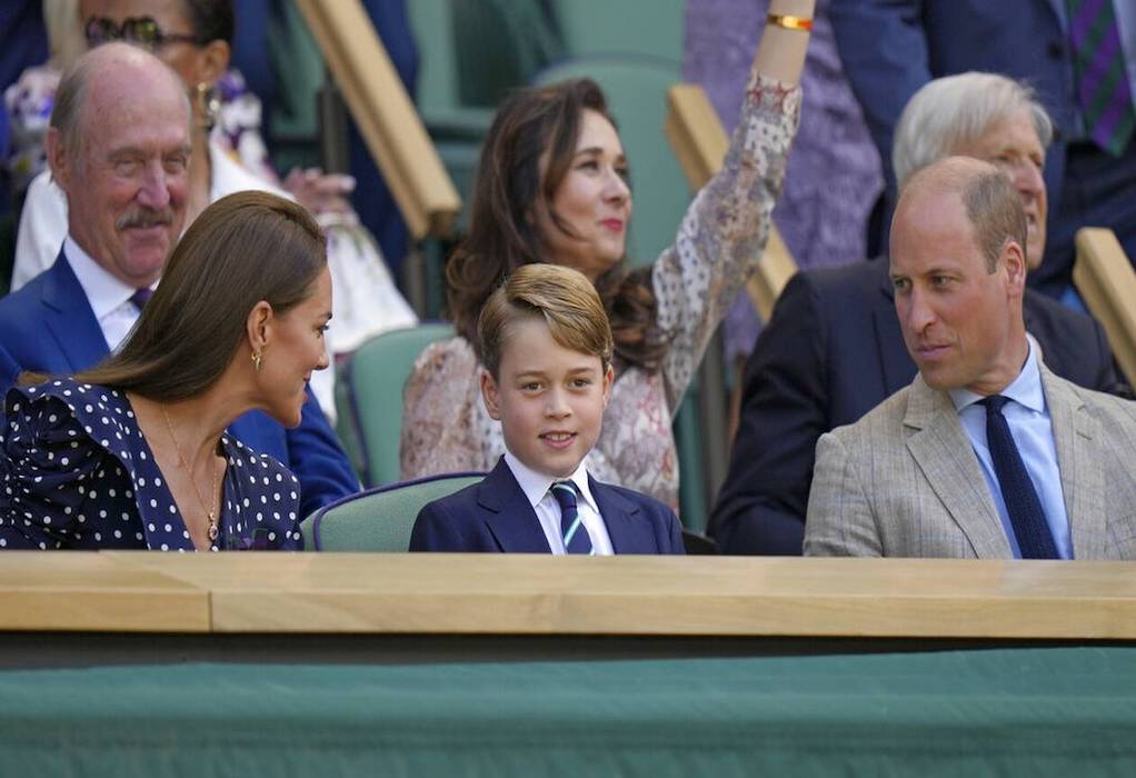 Βρετανία: Ο πρίγκιπας Τζορτζ παρακολούθησε τον τελικό του Wimbledon