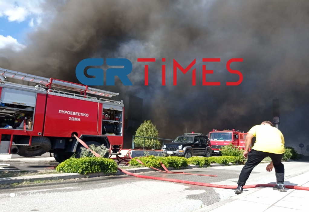 Θεσσαλονίκη: Πυρκαγιά σε κατάστημα στην Πυλαία – Εκκενώθηκαν παρακείμενα μαγαζιά (ΦΩΤΟ-VIDEO)