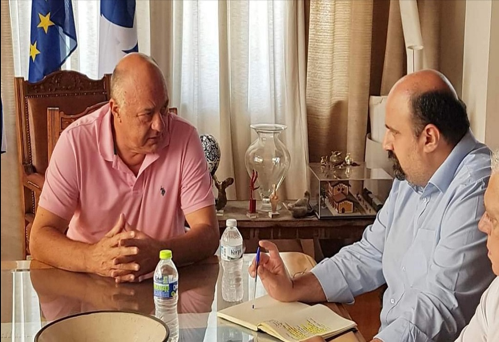 Δήμος Βόλου: Συνάντηση Μπέου-Τριαντόπουλου για τις καταστροφές από τη θεομηνία της 14ης Αυγούστου