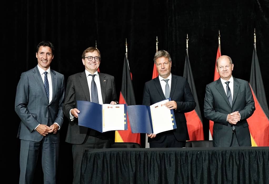 Καναδάς- Γερμανία: Ιστορική συμφωνία για «πράσινο» υδρογόνο (VIDEO)