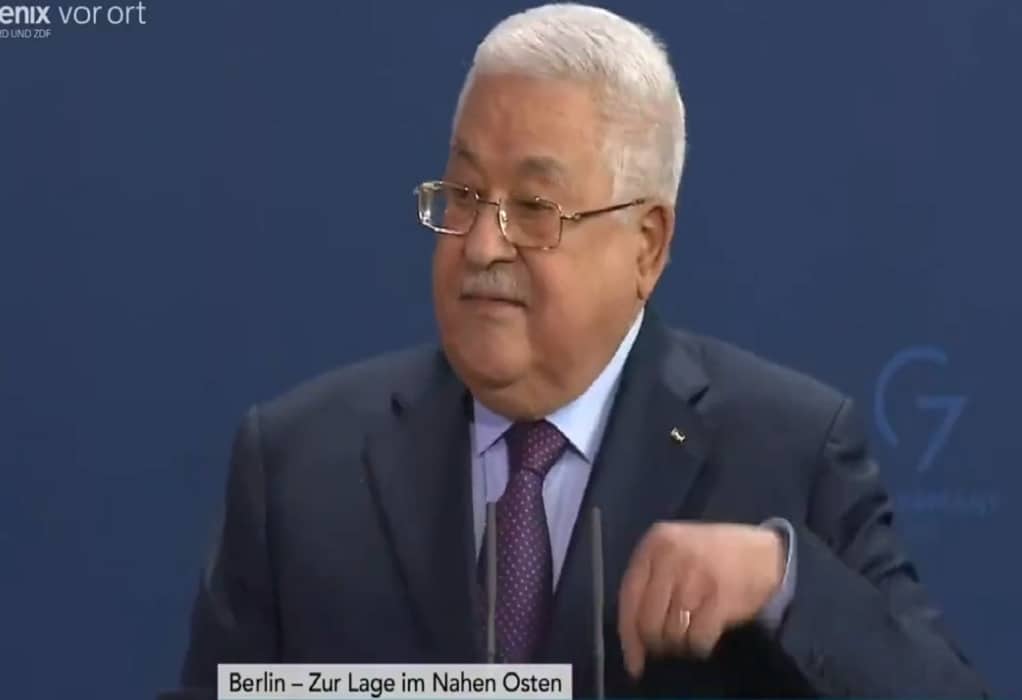Αμπάς: Καλεί το Ισραήλ για άμεση επανέναρξη των διαπραγματεύσεων με την Παλαιστίνη