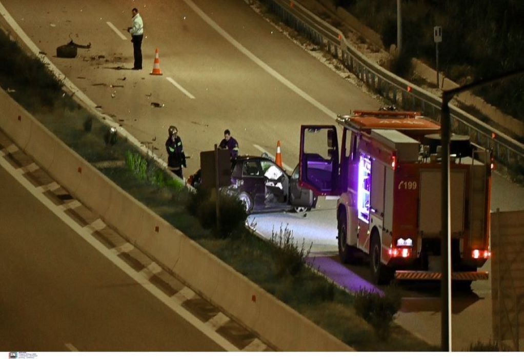 Τροχαίο ατύχημα με τρείς τραυματίες στην Εθνική Οδό Αθηνών-Θεσσαλονίκης 