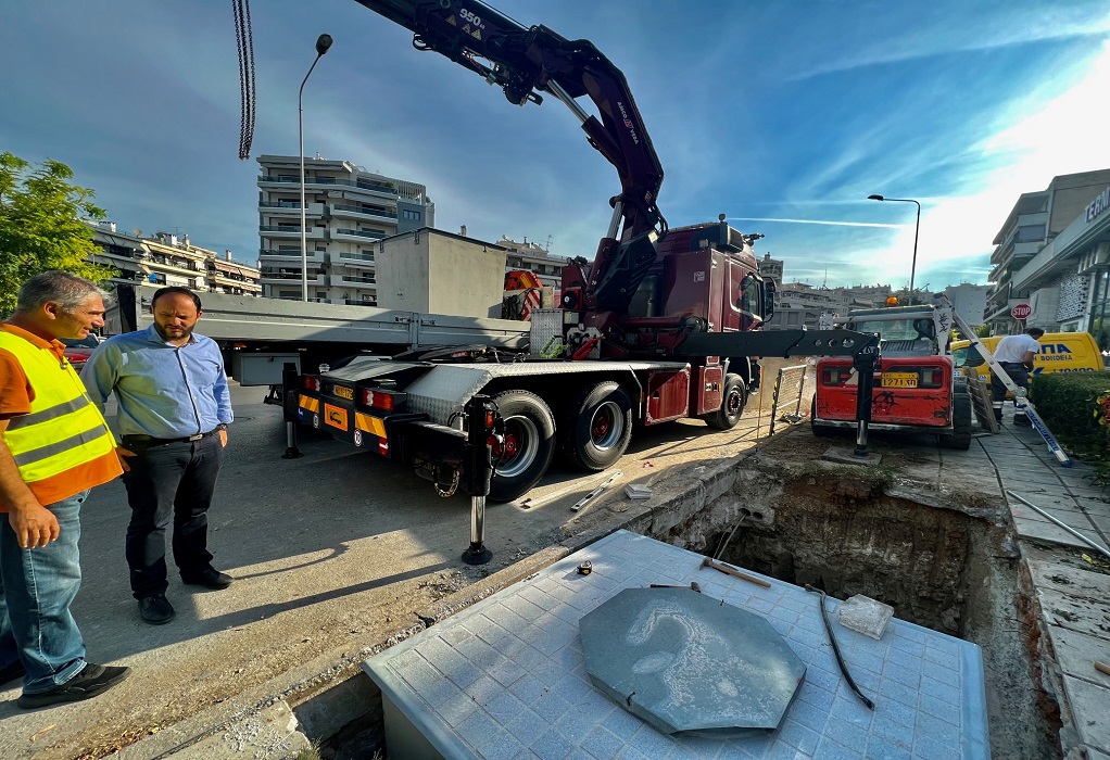 Δήμος Καλαμαριάς: Τοποθετήθηκαν οι πρώτοι υπόγειοι κάδοι