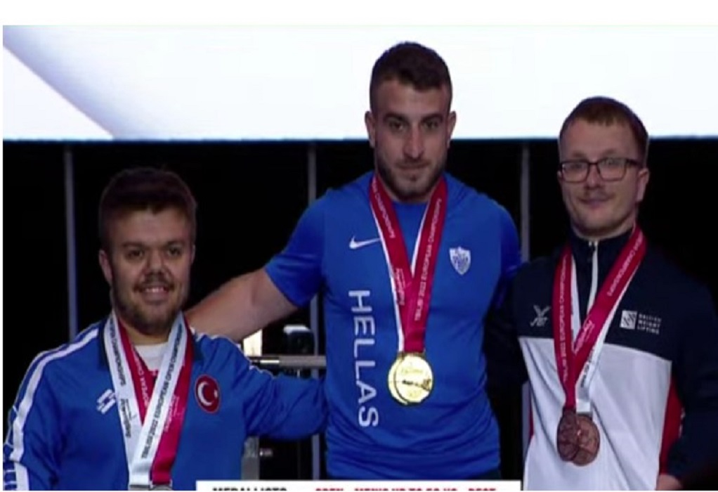 Πρωταθλητής Ευρώπης στην άρση βαρών σε πάγκο ο Πασχάλης Κουλούμογλου (VIDEO)